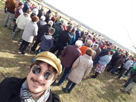 Manuel Michniok vom Ortsverein Schweinheim Gailbach bei der Wanderung