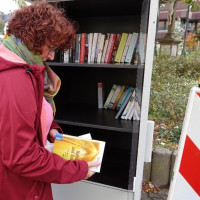 Bücherschrank in der Marienstaraße
