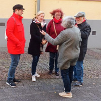 Stadtteilbegehung Marienstraße in Schweinheim
